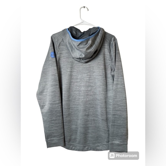 Jordan Men's Carolina‎ Tarheels Hoodie w/ Kangaroo Pocket Size Small Gray - Picture 2 of 6